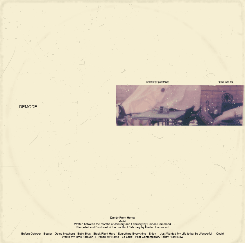 Dandy From Home - 2023