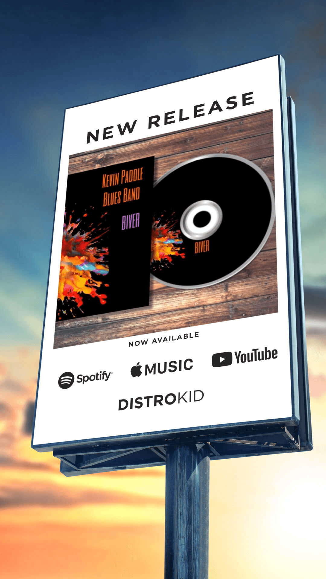 Kevin Paddle Blues Band - 2025